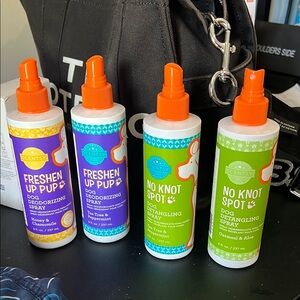 Scentsy Hair Care Collection Purple and Blue Bottles